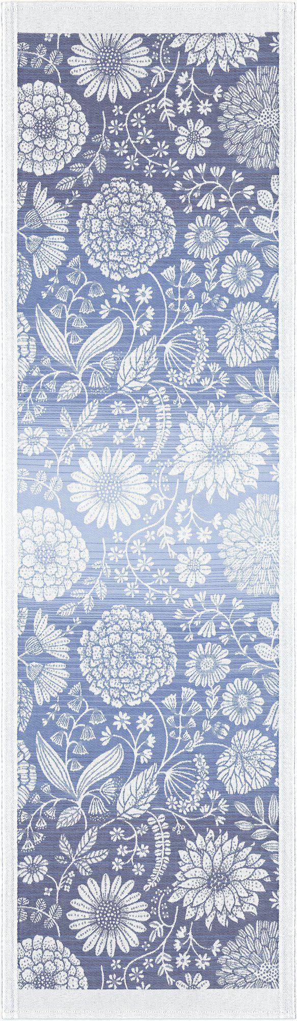 Liquid Blue (Flytande Blå) Woven Table Runner