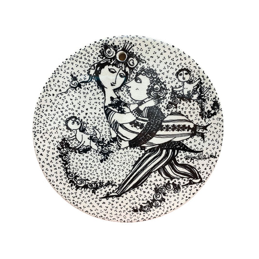 Vintage March  Tile by Bjørn Wiinblad