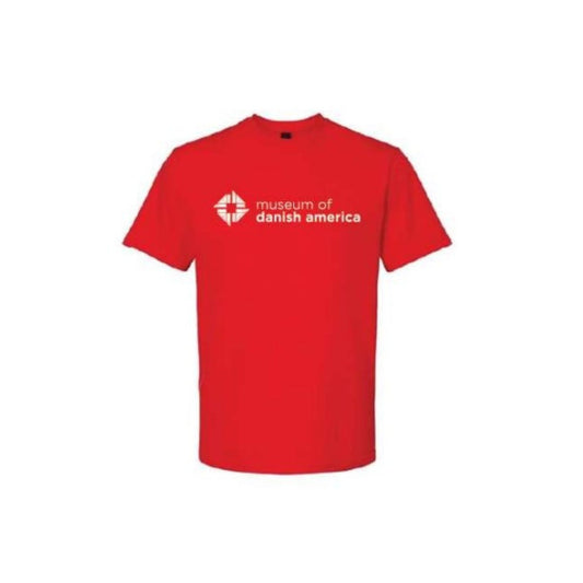 Museum of Danish America T-Shirt in Red - Various Sizes