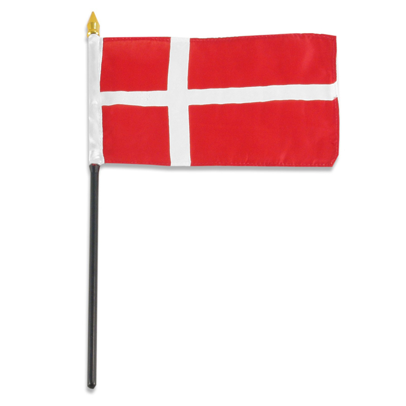 Denmark Flag - 4 x 6 Inches