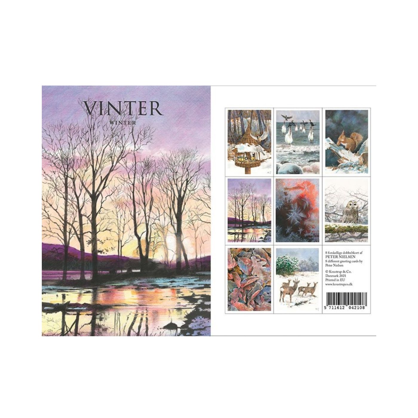 Winter (Vinter) Notecards - Set of 8