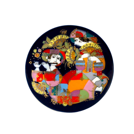 Vintage Motiv 1 Plate by Bjørn Wiinblad