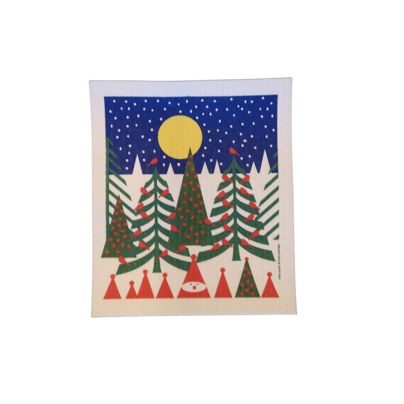 Birds in Pines Cellulose Cloth
