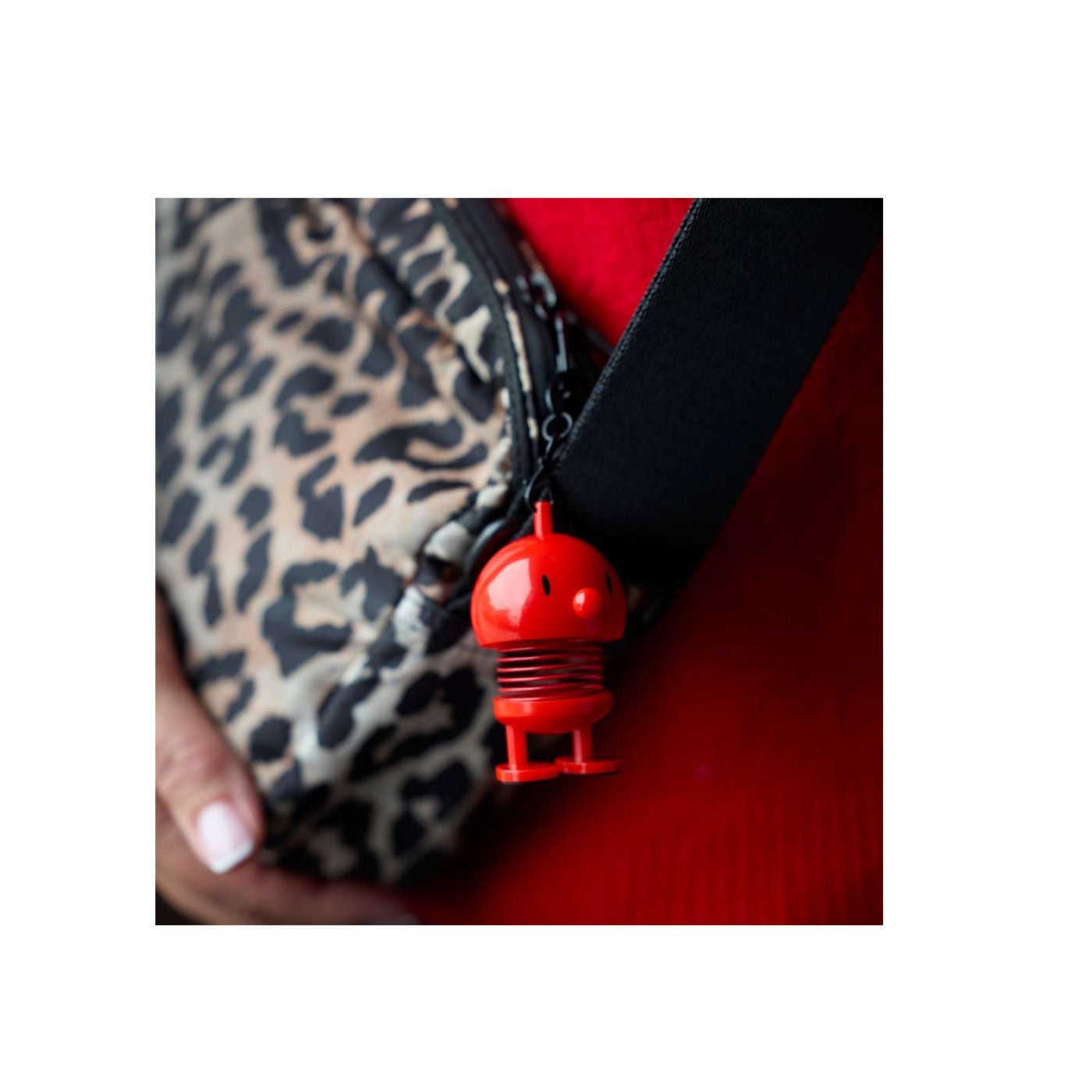 Hoptimist Bag Charm - Red