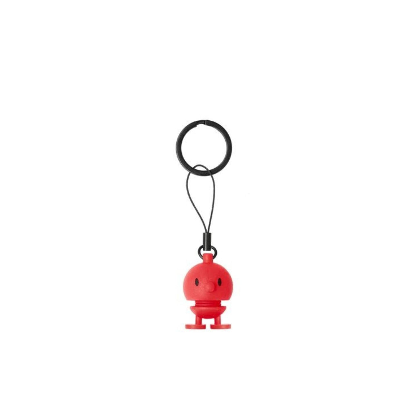 Hoptimist Red Bumble Keychain