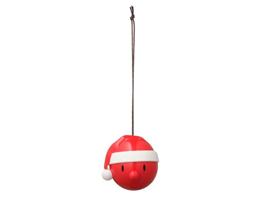Hoptimist Santa Figurine Ornament - Two in a Box