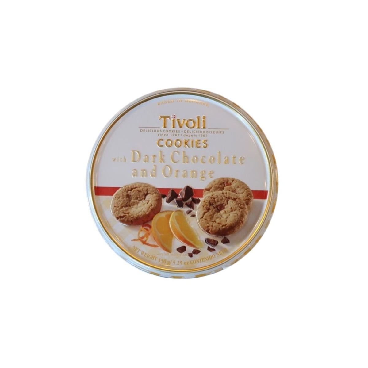 Tivoli Dark Chocolate & Orange Cookie Tin