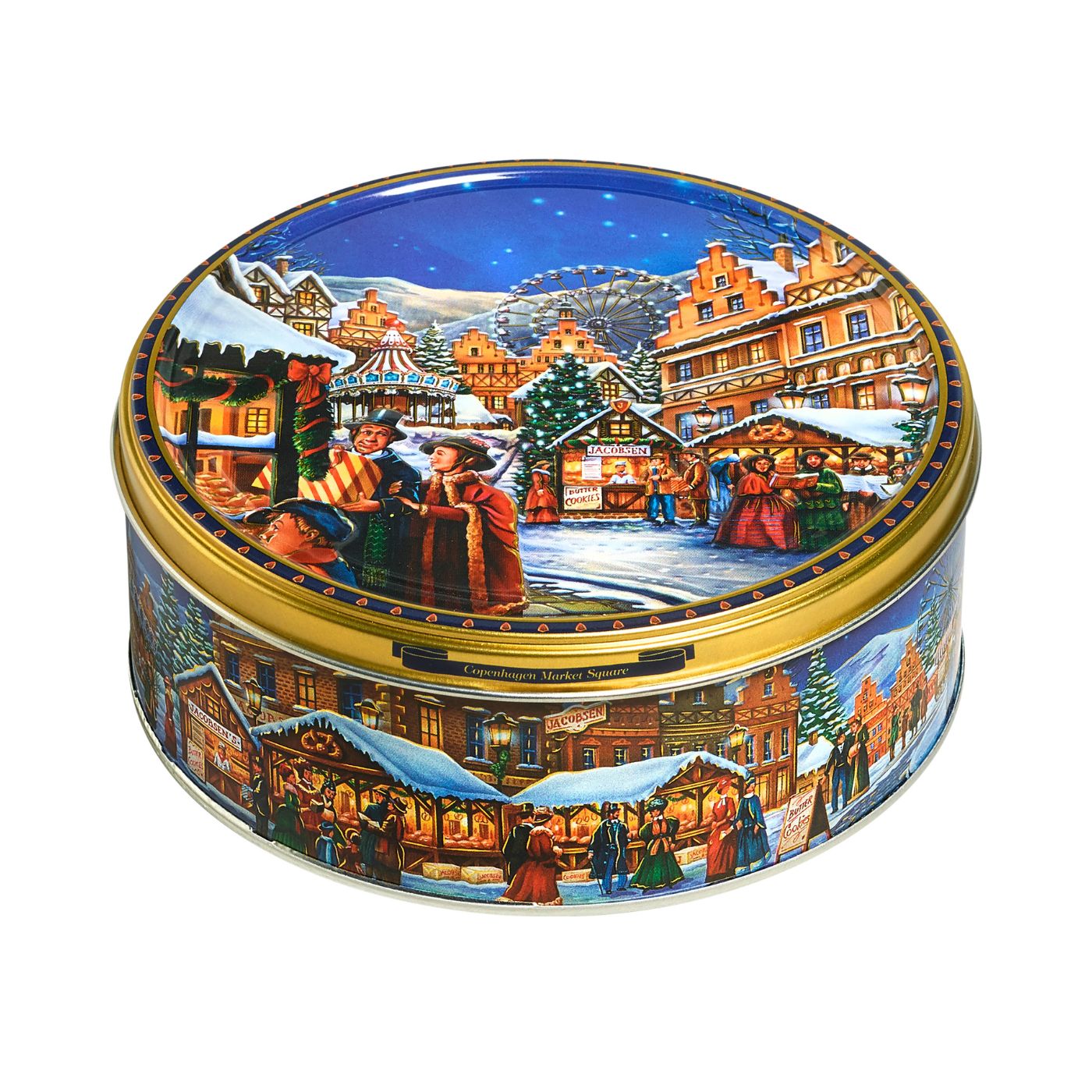 Butter Cookies - Copenhagen Market Square Tin