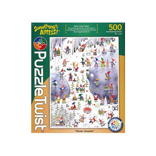 Winter Gnomes Puzzle Twist - 500 Piece