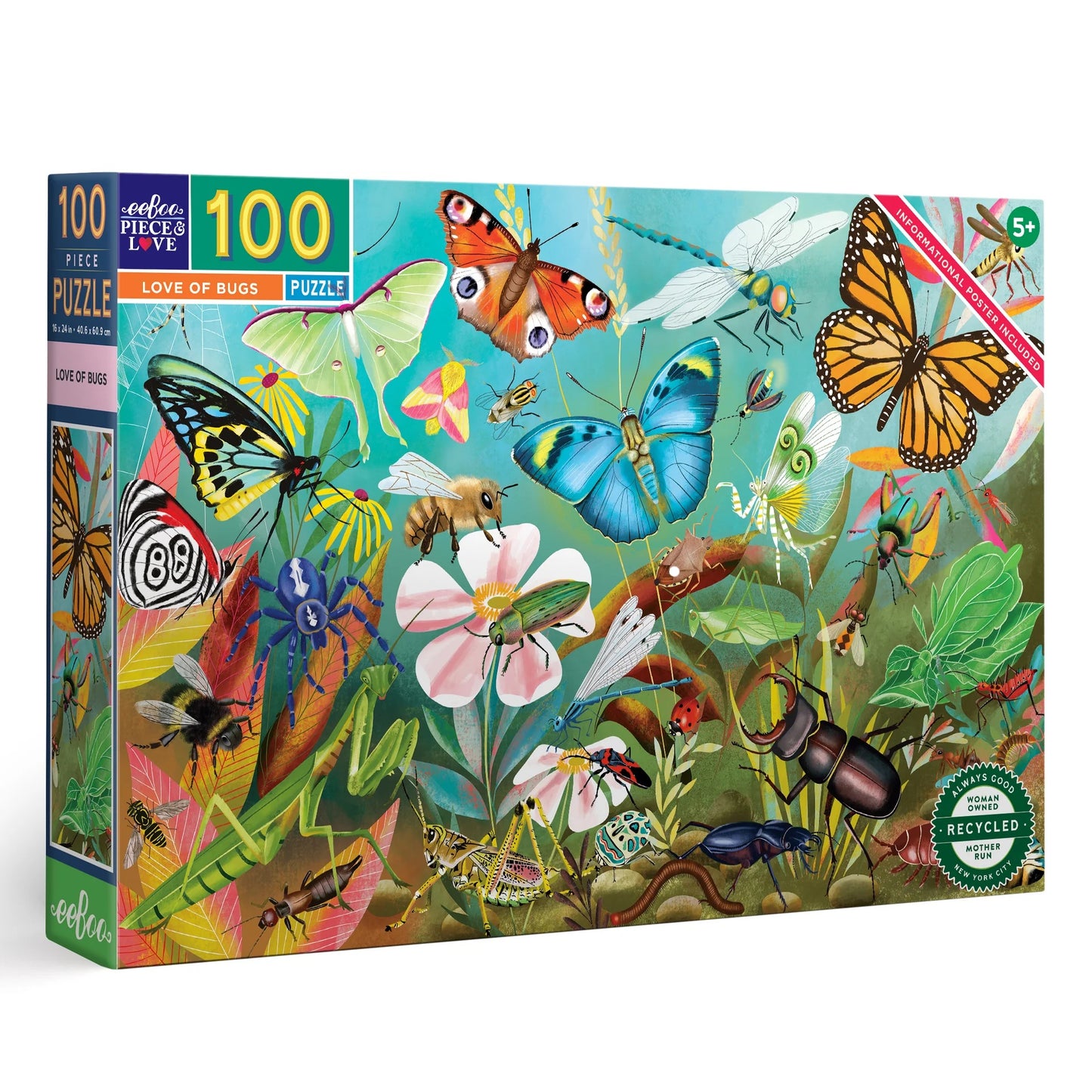 Love of Bugs Puzzle - 100 Piece