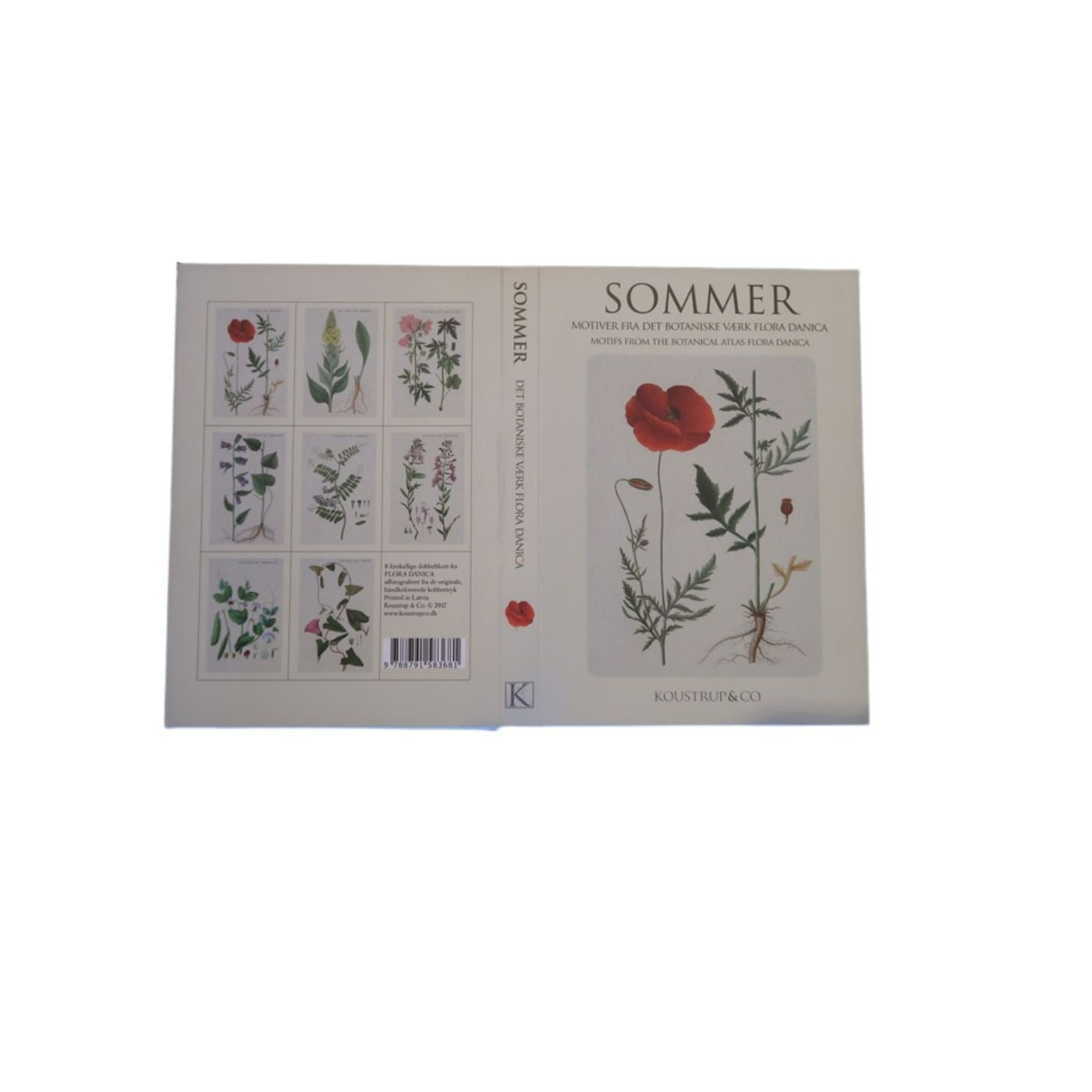Sommer (Flora Danica) Notecards - Set of 8