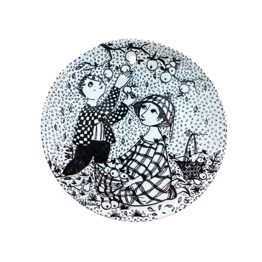 Vintage October Tile by Bjørn Wiinblad