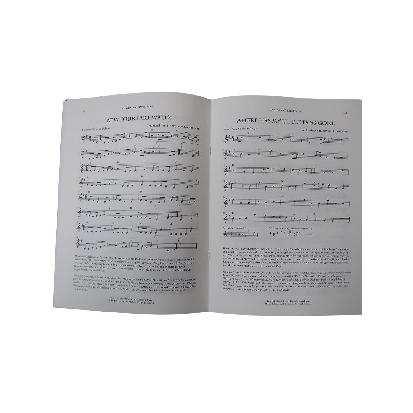 Dwight Lamb's Danish Tunes - 2nd Editions with 5 Bonus Tunes