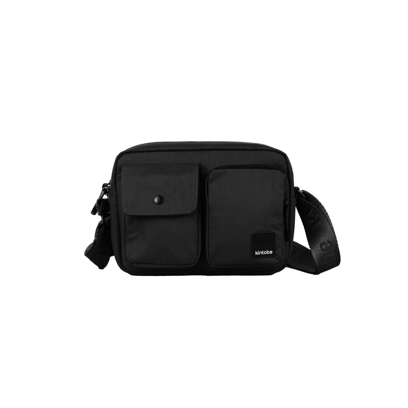 Miles Black Cross-Body Bag by Kintobe