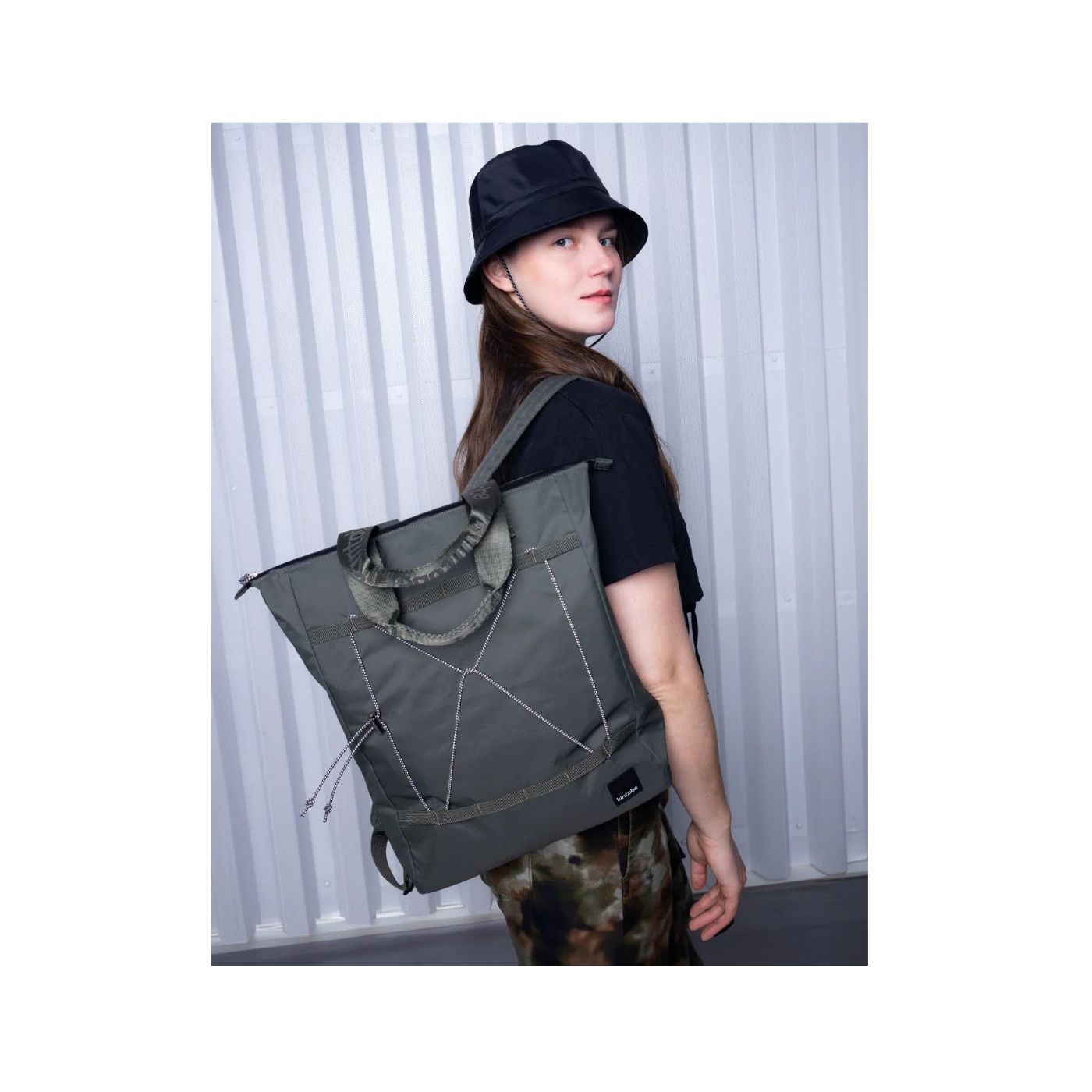 Tate Zen Green Backpack/Tote by Kintobe