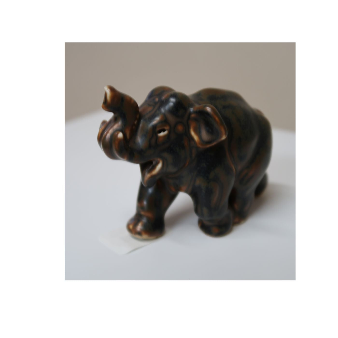 Elephant Figurine by Knud Kyhn - Ceramic