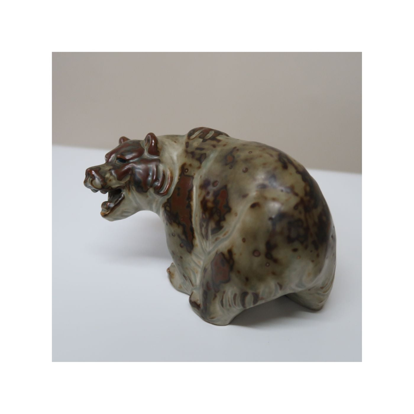 Big Bear Figurine by Knud Kyhn - Ceramic
