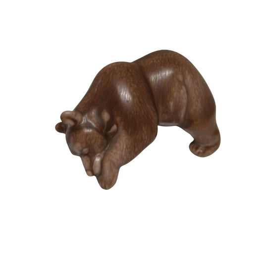 Light Brown Bear Figurine - Ceramic