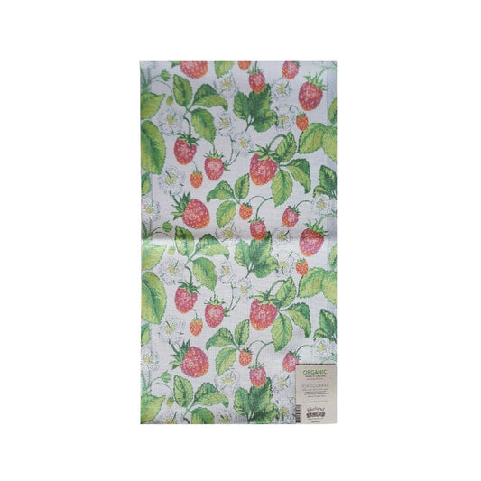 Strawberries (Jordgubbar) Woven Table Runner
