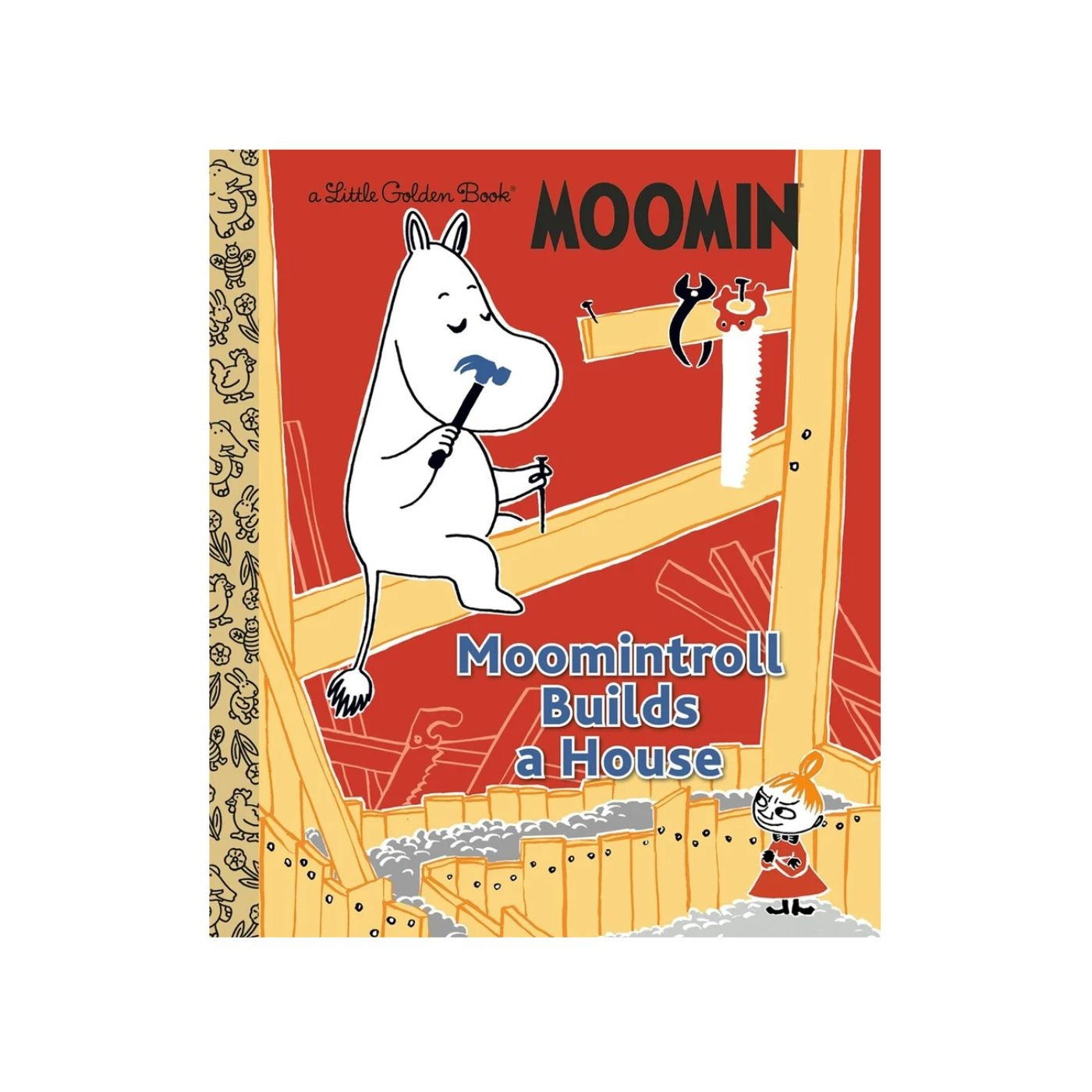 A Little Golden Book Moomintroll Builds a House
