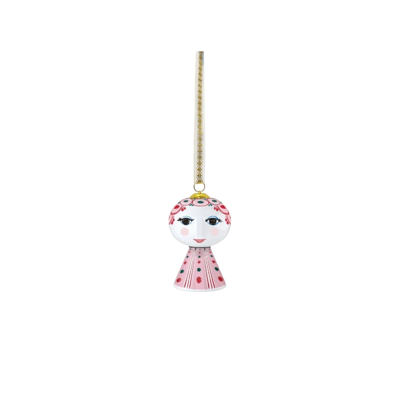 Eva Red Christmas Ornament by Bjørn Wiinblad