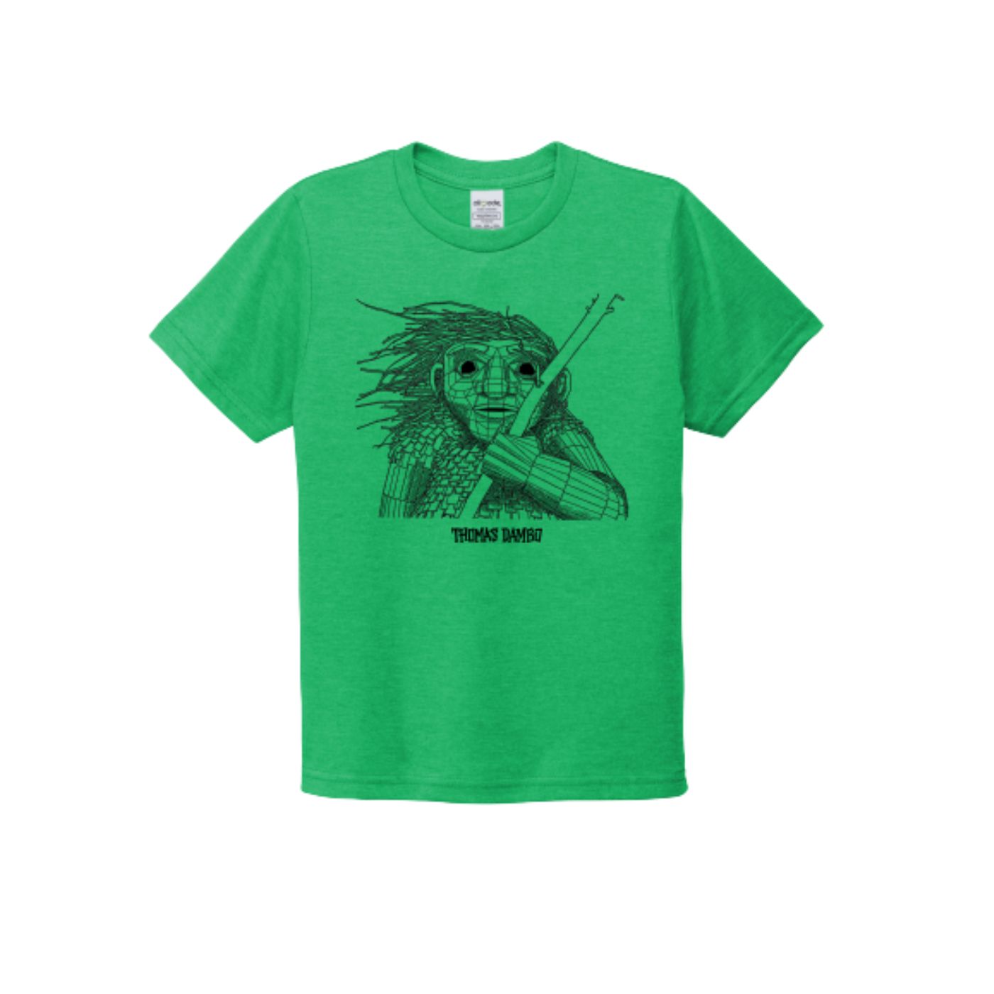 TD Fjord Færgemand Closeup Kids T-shirts - Enviro Green