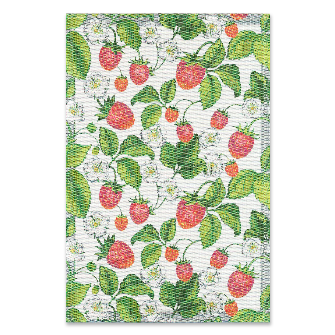 Strawberries (Jordgubbar) Woven Towel