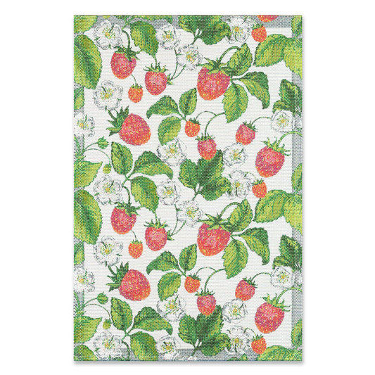 Strawberries (Jordgubbar) Woven Towel