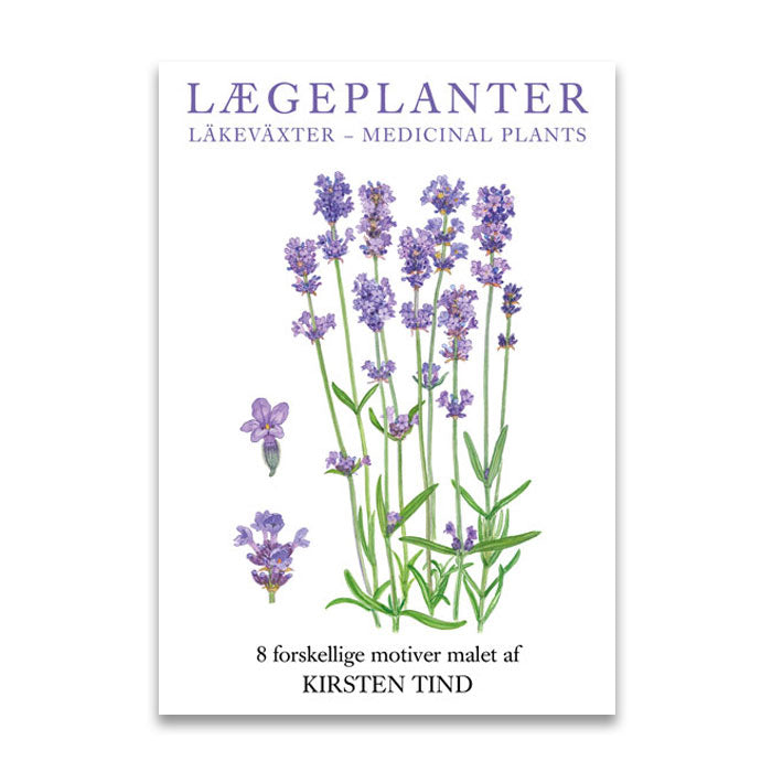 Medicinal Plants (Laegeplanter) Notecards - Set of 8