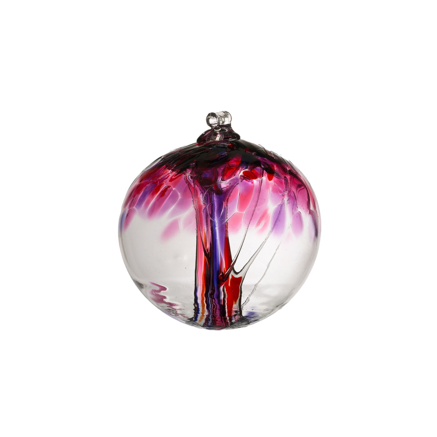 Kitras Tree of Enchantment Art Glass Globe, 2 inches - Various Colors