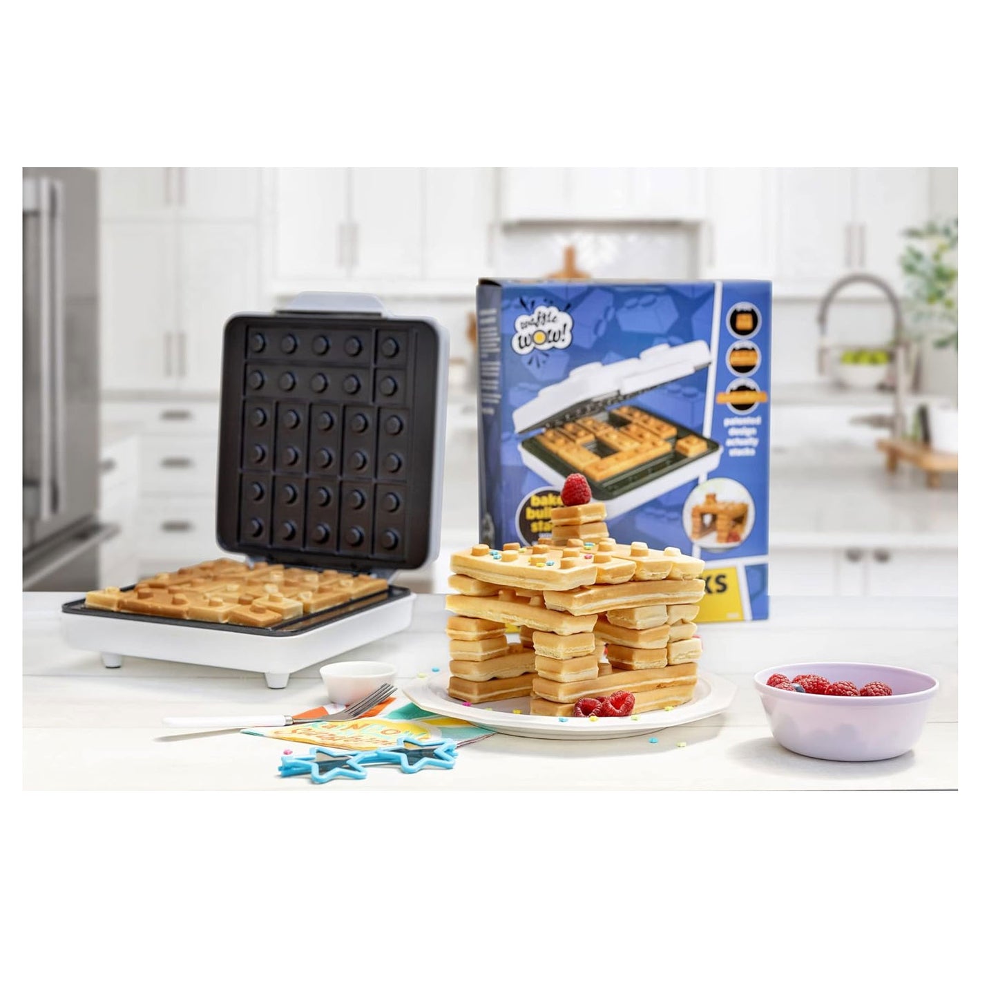 Building Bricks Electric Waffle Maker