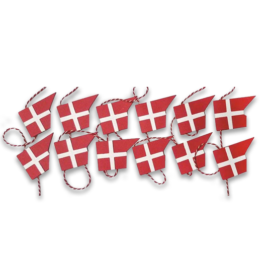 Danish Flags Garland