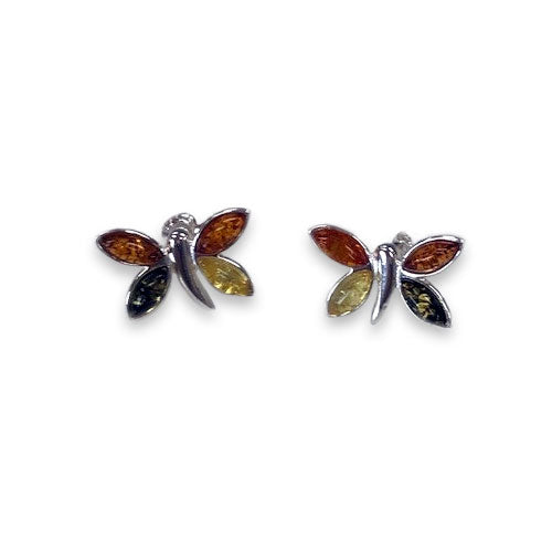 Dragonfly - Amber Earrings