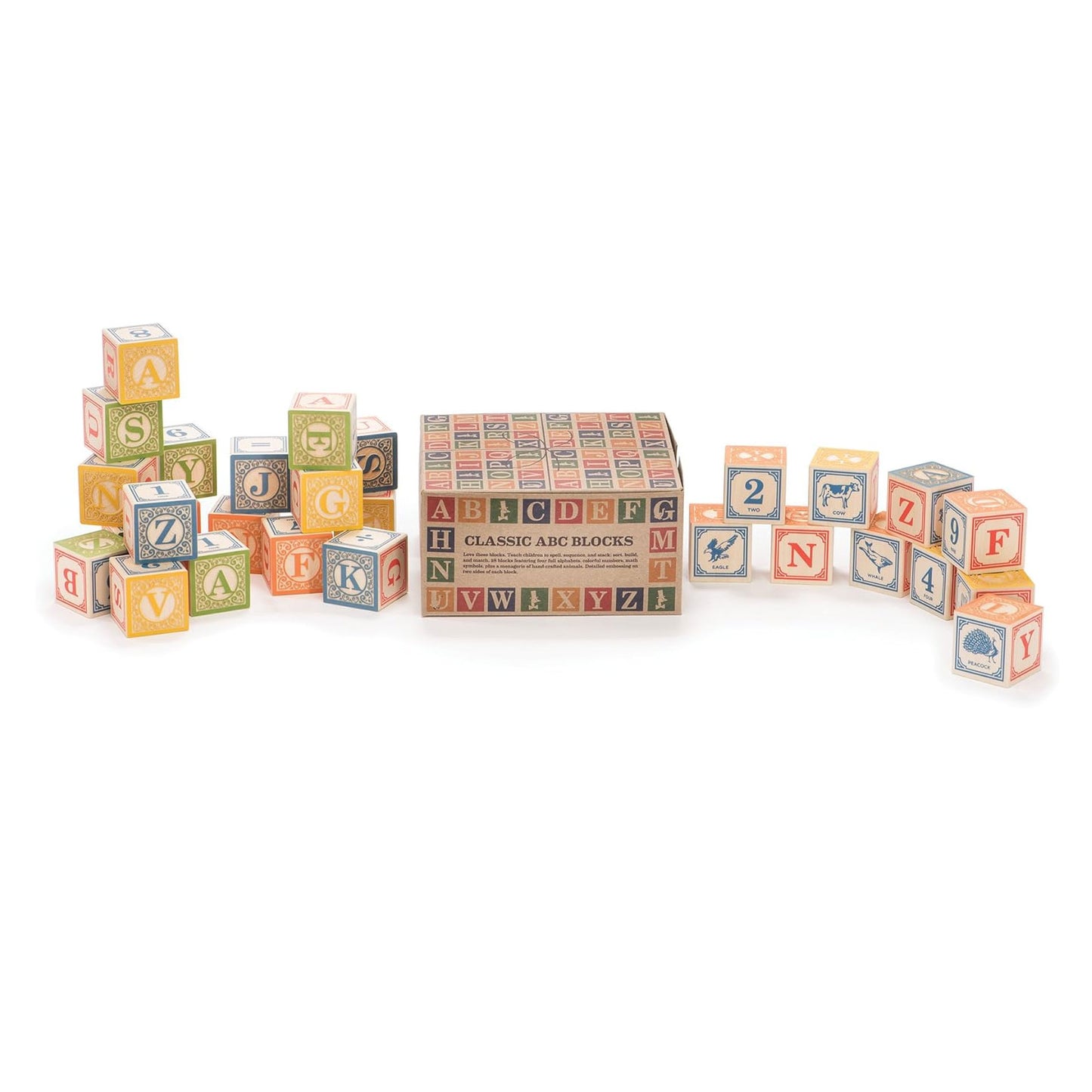 Classic Wood Blocks in English