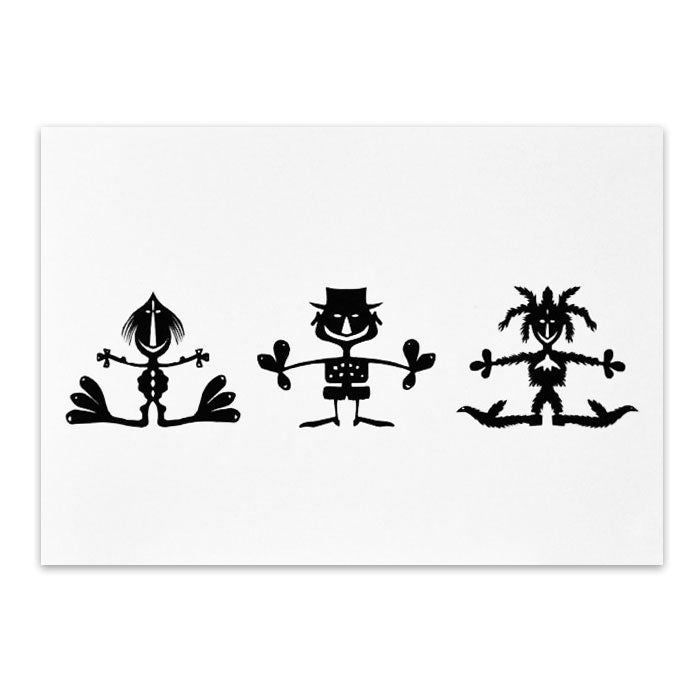 Fern Men Greeting Card