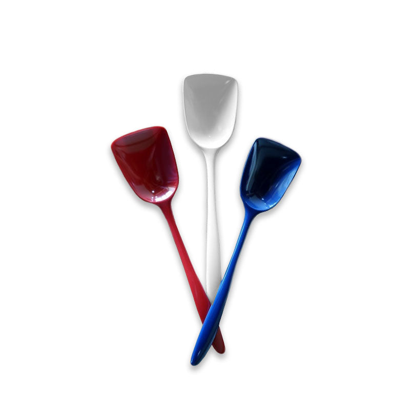 Melamine Flat-Edged Spoon - Various Colors
