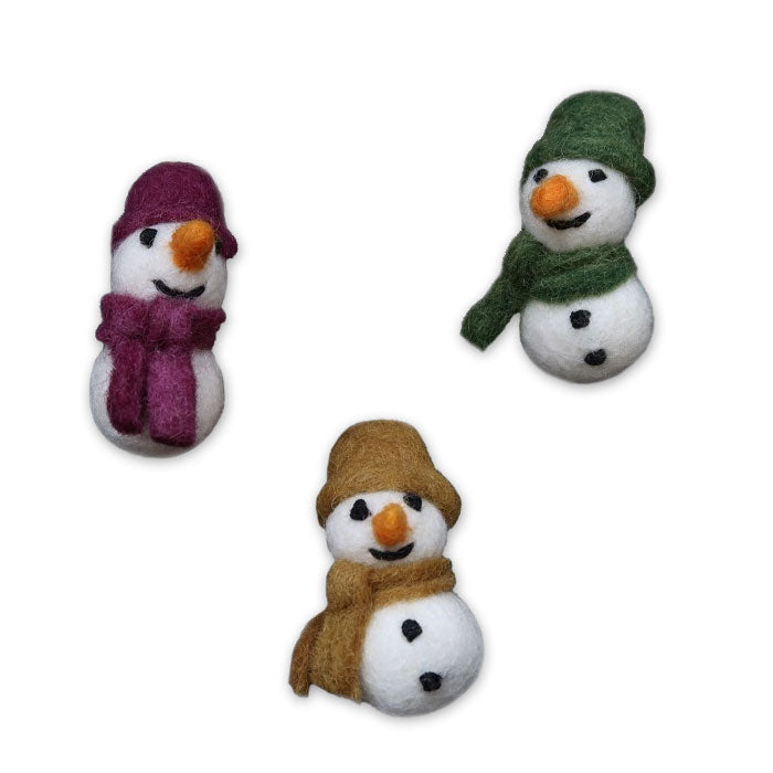 Frederick Snowman Felt Ornament