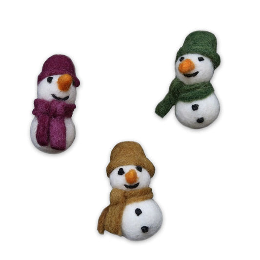 Frederick Snowman Felt Ornament