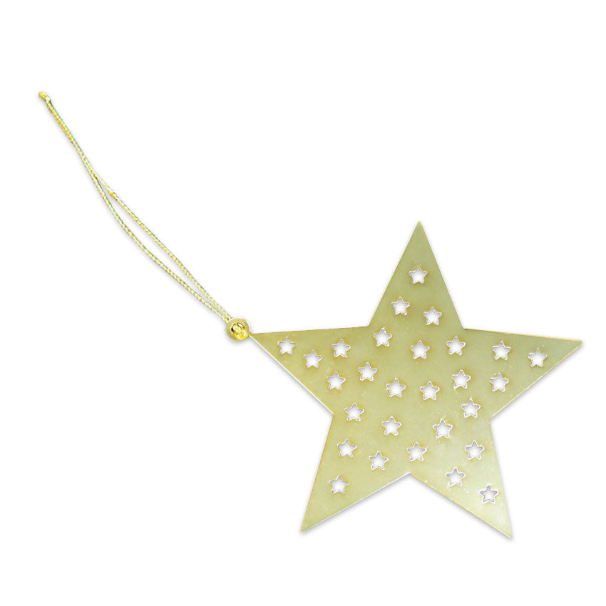 Gold Star Ornament