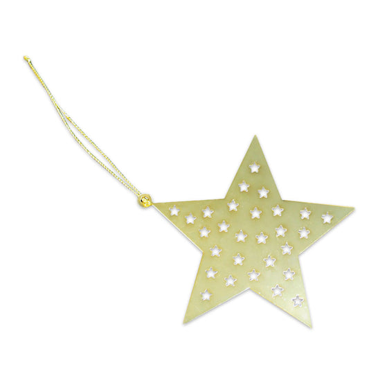 Gold Star Ornament