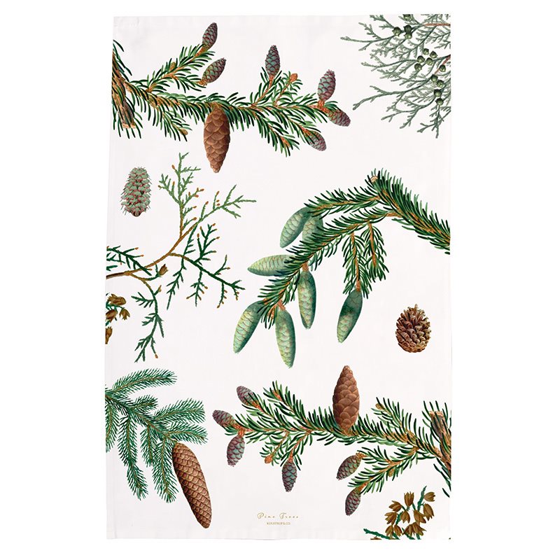 Pine Trees Tea Towel