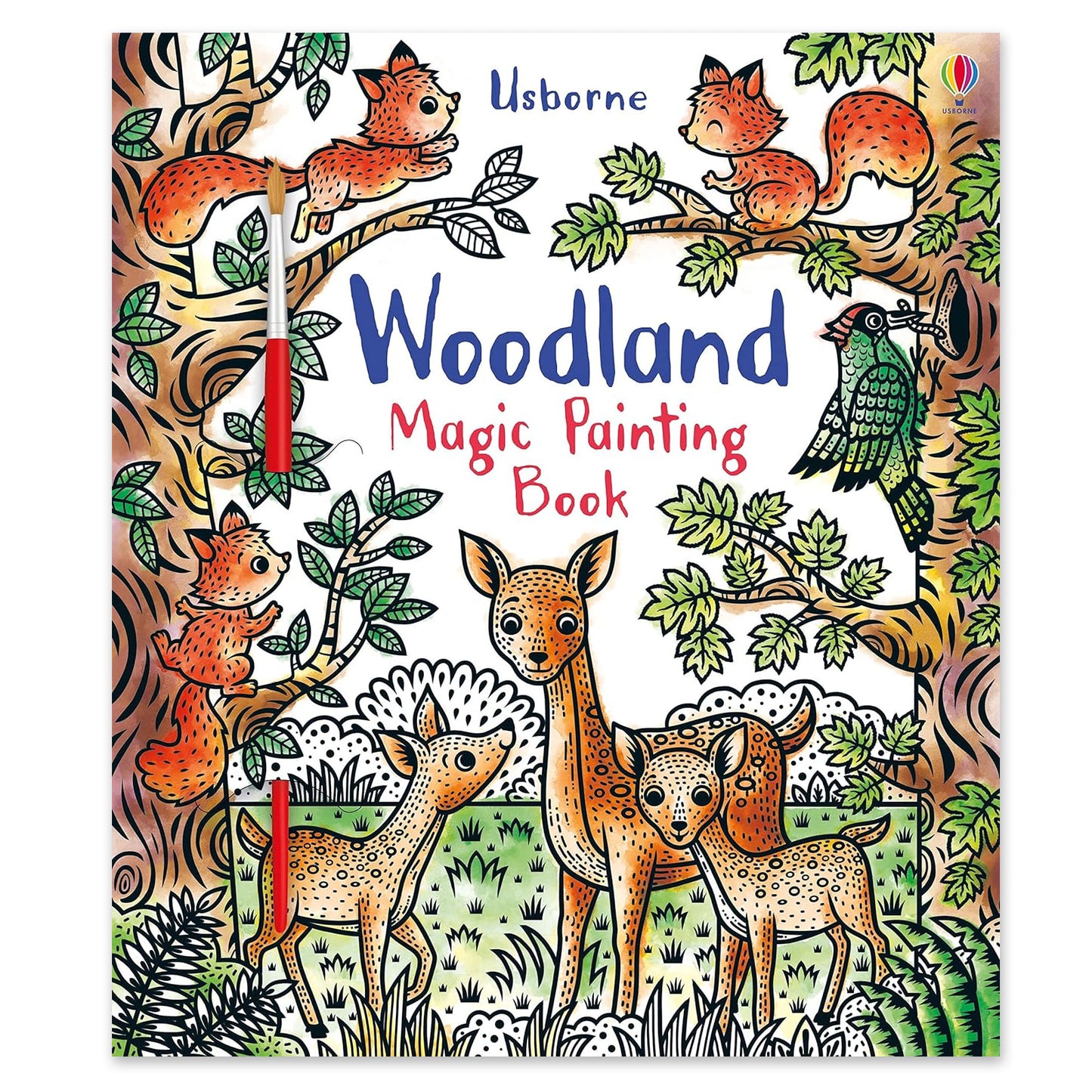 Magic Painting Book: Woodland