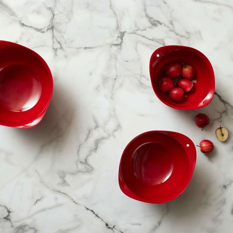 Margrethe Mixing Bowl in Red - Various Sizes