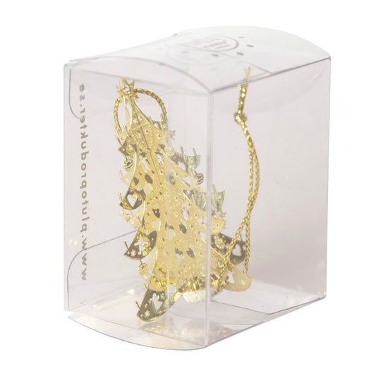 Gold 3D Tree Ornament