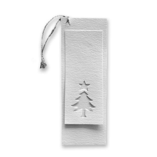Ivory Tree Die-Cut Bookmark