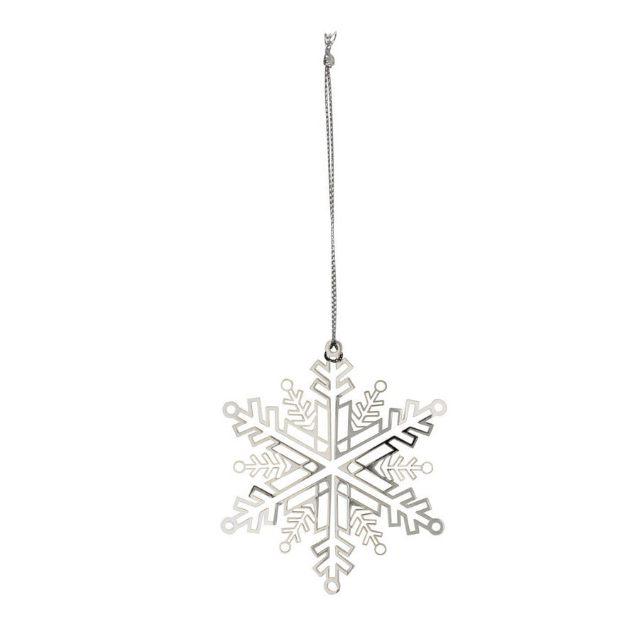 Snowstar Ornament - Silver