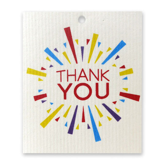 Thank You Burst Cellulose Cloth