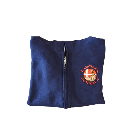 Danmark Youth Zip-up Hoodie - Medium
