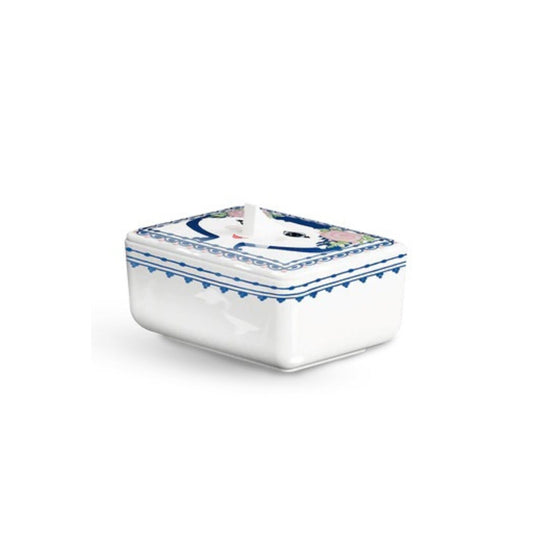 Dora Dish in Blue by Bjorn Wiinblad