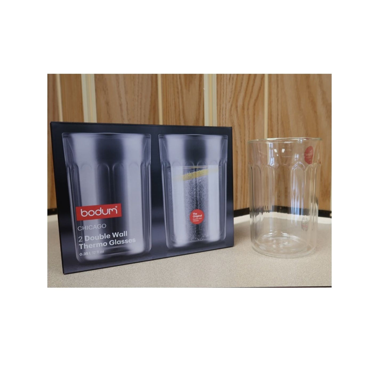 Bodum Chicago Double Wall Thermo Glasses - Set of 2